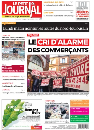 Le Petit Journal - L'hebdo du Pays Toulousain - 18 Jan 2019