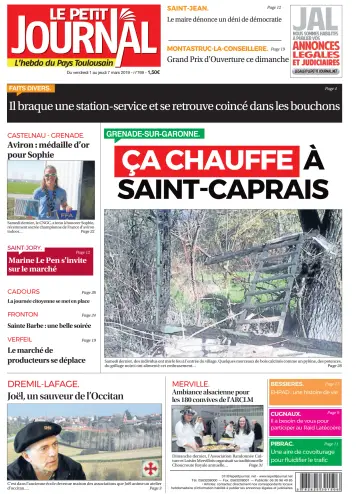 Le Petit Journal - L'hebdo du Pays Toulousain - 1 Mar 2019