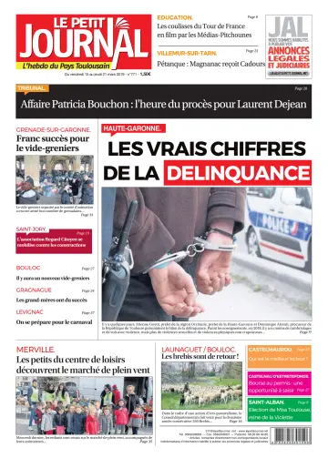 Le Petit Journal - L'hebdo du Pays Toulousain - 15 Mar 2019