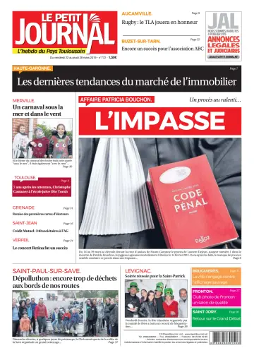 Le Petit Journal - L'hebdo du Pays Toulousain - 22 Mar 2019