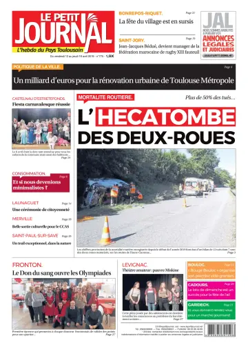 Le Petit Journal - L'hebdo du Pays Toulousain - 12 Apr 2019