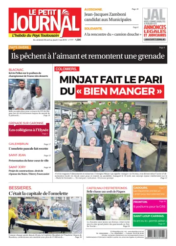 Le Petit Journal - L'hebdo du Pays Toulousain - 26 Apr 2019