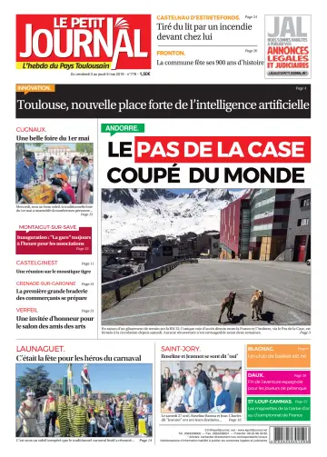 Le Petit Journal - L'hebdo du Pays Toulousain - 3 May 2019