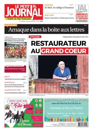 Le Petit Journal - L'hebdo du Pays Toulousain - 7 Jun 2019