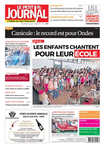Le Petit Journal - L'hebdo du Pays Toulousain - 5 Jul 2019