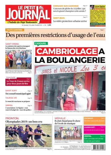 Le Petit Journal - L'hebdo du Pays Toulousain - 12 Jul 2019