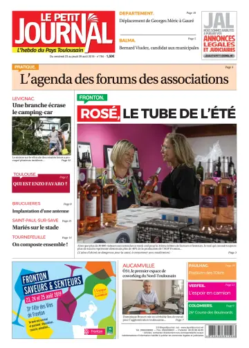 Le Petit Journal - L'hebdo du Pays Toulousain - 23 Aug 2019