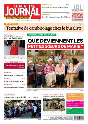 Le Petit Journal - L'hebdo du Pays Toulousain - 6 Sep 2019