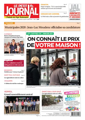 Le Petit Journal - L'hebdo du Pays Toulousain - 27 Sep 2019