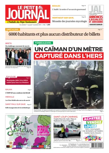 Le Petit Journal - L'hebdo du Pays Toulousain - 1 Nov 2019