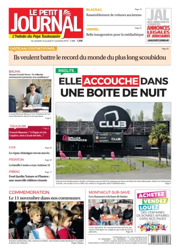 Le Petit Journal - L'hebdo du Pays Toulousain - 15 Nov 2019