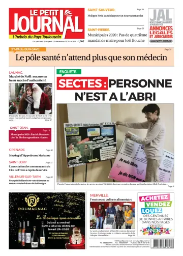 Le Petit Journal - L'hebdo du Pays Toulousain - 6 Dec 2019