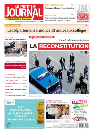Le Petit Journal - L'hebdo du Pays Toulousain - 31 Jan 2020