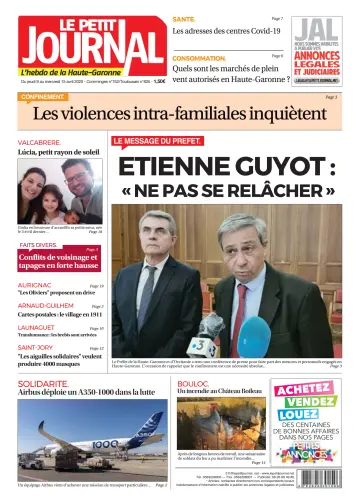 Le Petit Journal - L'hebdo du Pays Toulousain - 10 Apr 2020