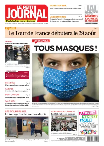Le Petit Journal - L'hebdo du Pays Toulousain - 17 Apr 2020