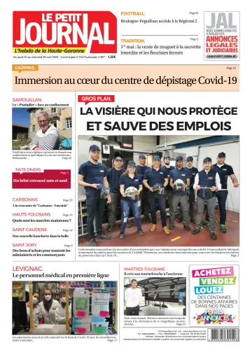 Le Petit Journal - L'hebdo du Pays Toulousain - 24 Apr 2020