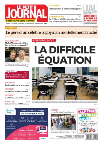 Le Petit Journal - L'hebdo du Pays Toulousain - 8 May 2020