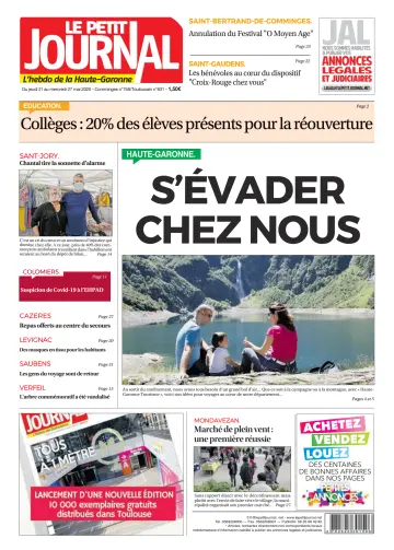Le Petit Journal - L'hebdo du Pays Toulousain - 22 May 2020