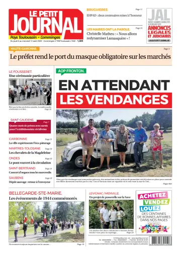Le Petit Journal - L'hebdo du Pays Toulousain - 7 Aug 2020