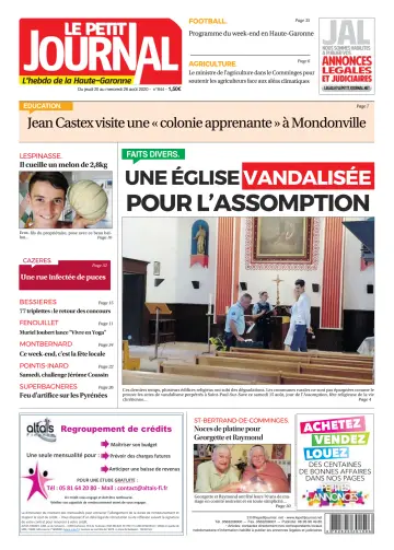 Le Petit Journal - L'hebdo du Pays Toulousain - 21 Aug 2020