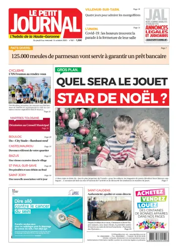 Le Petit Journal - L'hebdo du Pays Toulousain - 9 Oct 2020