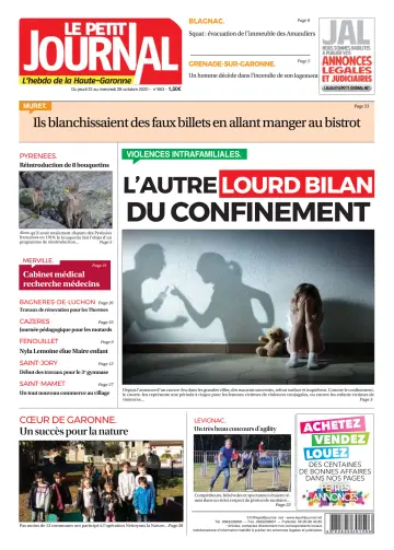 Le Petit Journal - L'hebdo du Pays Toulousain - 23 Oct 2020