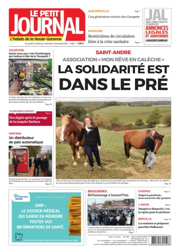 Le Petit Journal - L'hebdo du Pays Toulousain - 30 Oct 2020