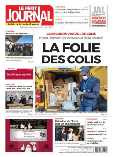 Le Petit Journal - L'hebdo du Pays Toulousain - 4 Dec 2020