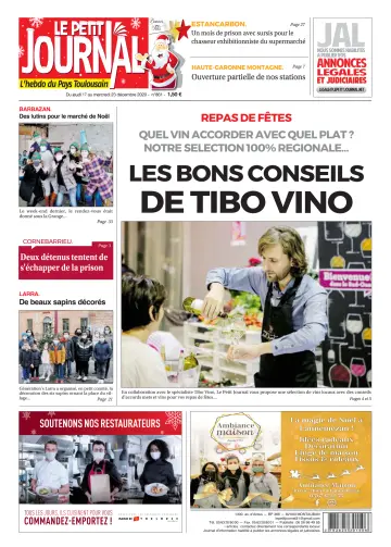 Le Petit Journal - L'hebdo du Pays Toulousain - 18 Dec 2020