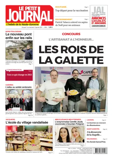 Le Petit Journal - L'hebdo du Pays Toulousain - 8 Jan 2021