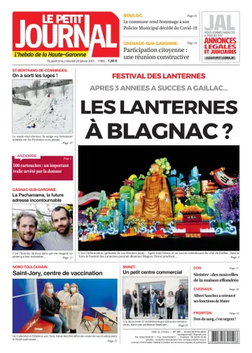 Le Petit Journal - L'hebdo du Pays Toulousain - 15 Jan 2021