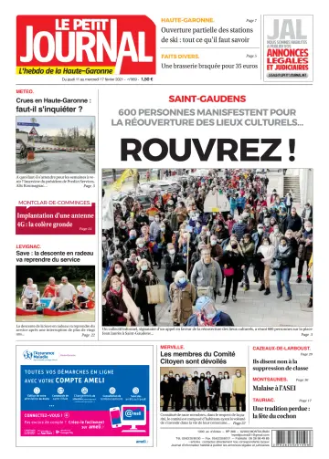 Le Petit Journal - L'hebdo du Pays Toulousain - 12 Feb 2021