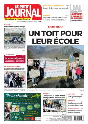 Le Petit Journal - L'hebdo du Pays Toulousain - 26 Mar 2021