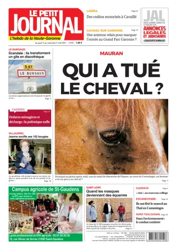 Le Petit Journal - L'hebdo du Pays Toulousain - 16 Apr 2021