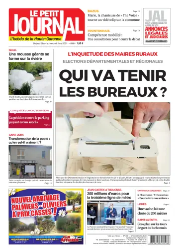 Le Petit Journal - L'hebdo du Pays Toulousain - 30 Apr 2021