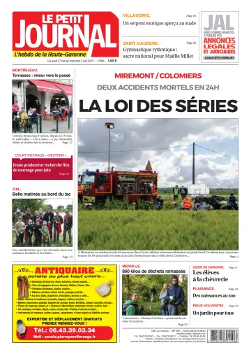 Le Petit Journal - L'hebdo du Pays Toulousain - 28 May 2021