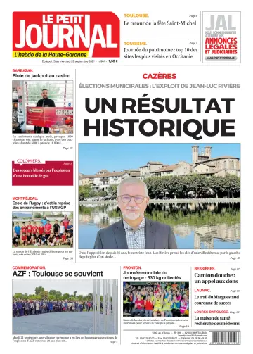 Le Petit Journal - L'hebdo du Pays Toulousain - 24 Sep 2021