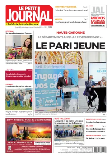 Le Petit Journal - L'hebdo du Pays Toulousain - 1 Oct 2021