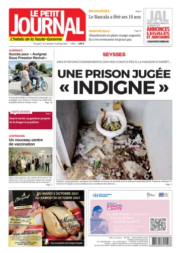 Le Petit Journal - L'hebdo du Pays Toulousain - 8 Oct 2021