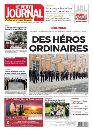 Le Petit Journal - L'hebdo du Pays Toulousain - 15 Oct 2021