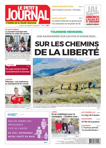 Le Petit Journal - L'hebdo du Pays Toulousain - 22 Oct 2021