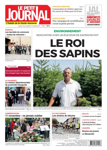 Le Petit Journal - L'hebdo du Pays Toulousain - 19 Nov 2021