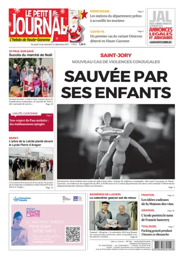 Le Petit Journal - L'hebdo du Pays Toulousain - 17 Dec 2021