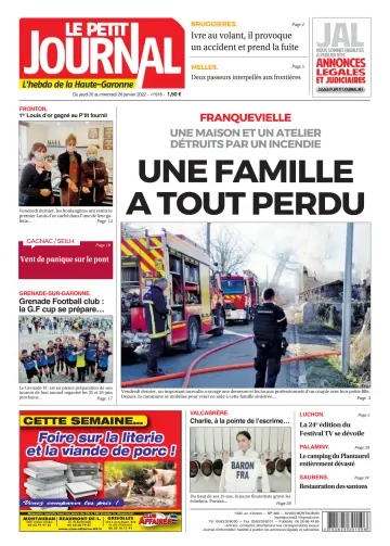 Le Petit Journal - L'hebdo du Pays Toulousain - 21 Jan 2022