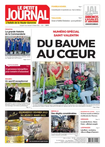 Le Petit Journal - L'hebdo du Pays Toulousain - 11 Feb 2022
