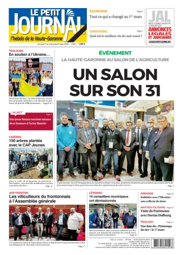 Le Petit Journal - L'hebdo du Pays Toulousain - 4 Mar 2022