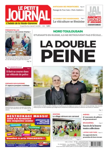 Le Petit Journal - L'hebdo du Pays Toulousain - 29 Apr 2022