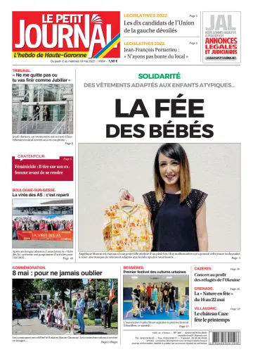 Le Petit Journal - L'hebdo du Pays Toulousain - 13 May 2022