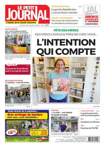 Le Petit Journal - L'hebdo du Pays Toulousain - 27 May 2022