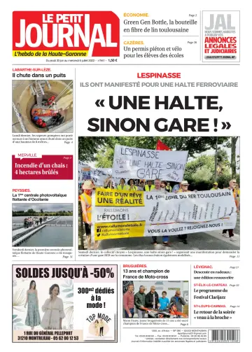 Le Petit Journal - L'hebdo du Pays Toulousain - 1 Jul 2022